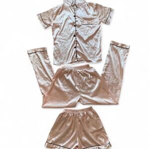 Rose gold pyjama set with
